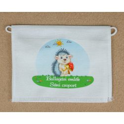   Süni csoport, fehér színű vászon ballagó tarisznya (más alapanyag is választható) 