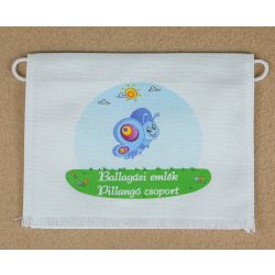   Pillangó csoport, fehér színű vászon ballagó tarisznya (más alapanyag is választható) 