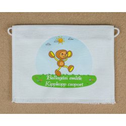   Kipp-kopp csoport, fehér színű vászon ballagó tarisznya (más alapanyag is választható) 