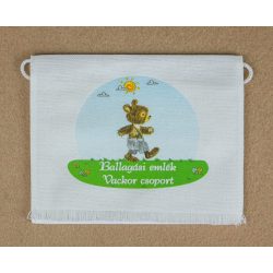   Vackor csoport, fehér színű vászon ballagó tarisznya (más alapanyag is választható) 