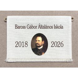 Iskolai ballagó tarisznya Baross Gábor minta 