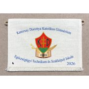 Iskolai ballagó tarisznya egyedi emblémával