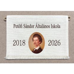 Iskolai ballagó tarisznya Petőfi Sándor minta 