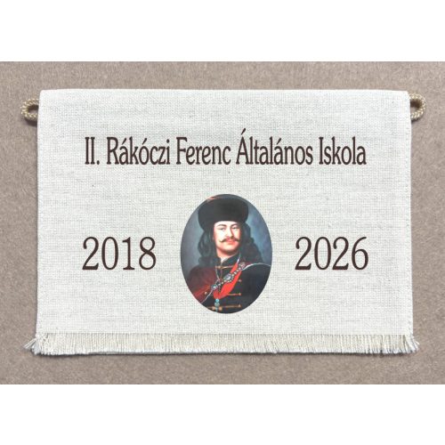 Iskolai ballagó tarisznya II. Rákóczi Ferenc minta 