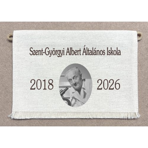 Iskolai ballagó tarisznya Szent - Györgyi Albert  minta 