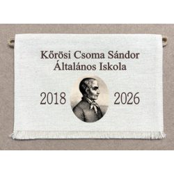 Iskolai ballagó tarisznya Kőrösi Csoma Sándor minta 