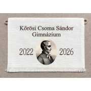 Iskolai ballagó tarisznya Kőrösi Csoma Sándor minta 