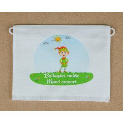   Manó csoport, fehér színű vászon ballagó tarisznya (más alapanyag is választható) 